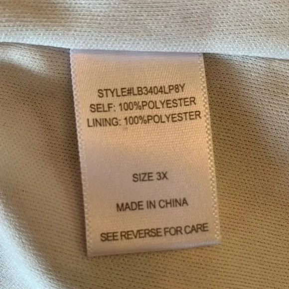 Ophelia Roe Plus Size 3X Tank Top Sleeveless Blouse White Multicolor Flowers - Picture 5 of 8